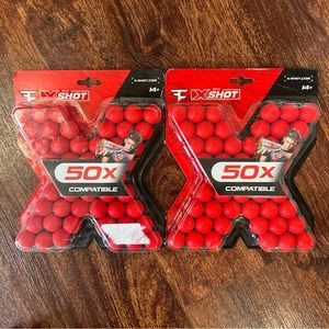 2 Zuru X-Shot FaZe Blaster Refill 50 Packs